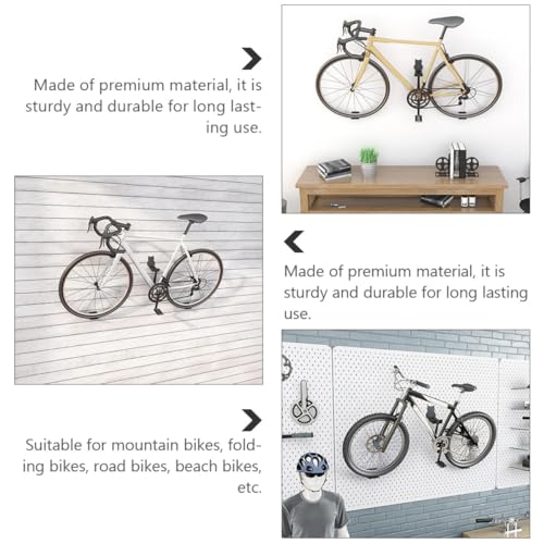Soporte de pared para bicicletas que ahorra espacio en tu garaje con diseño de búho 6