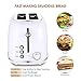 REDMOND 2 Slice Toaster, Retro Stainless Steel with Bagel, Cancel, Defrost Function, 6 Bread Shade Settings, Extra Wide Slot, Removable Crumb Tray - White (ST028)