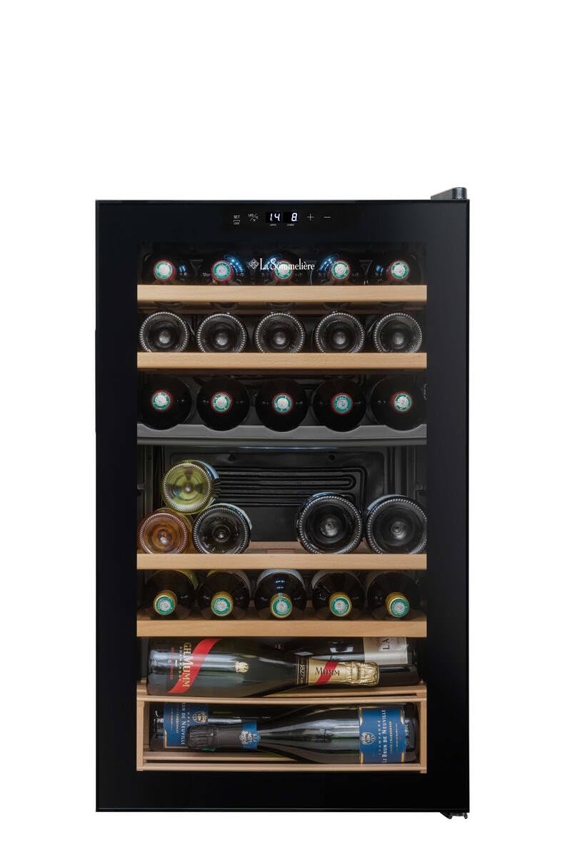 LA SOMMELIERE LS35DZ Cave de mise à température double zone 33 Bouteilles