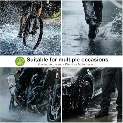 INBIKE Cycling Shoe Covers, Waterproof Windproof Bike Overshoes for Road Riding MTB Bicycle Biking