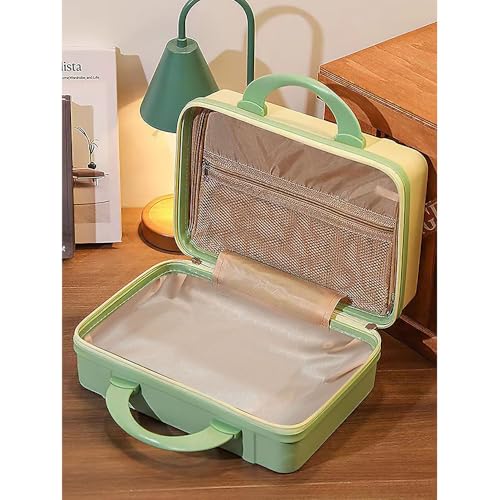 Image of Little Surprise Box Multifunction Mini Suitcase for Newborn Baby & Mother | Kelly Jo Bear Theme Hardcase Travel Suitcase for Kids Boys & Girls | Travel Bag for Boys & Girls | Green