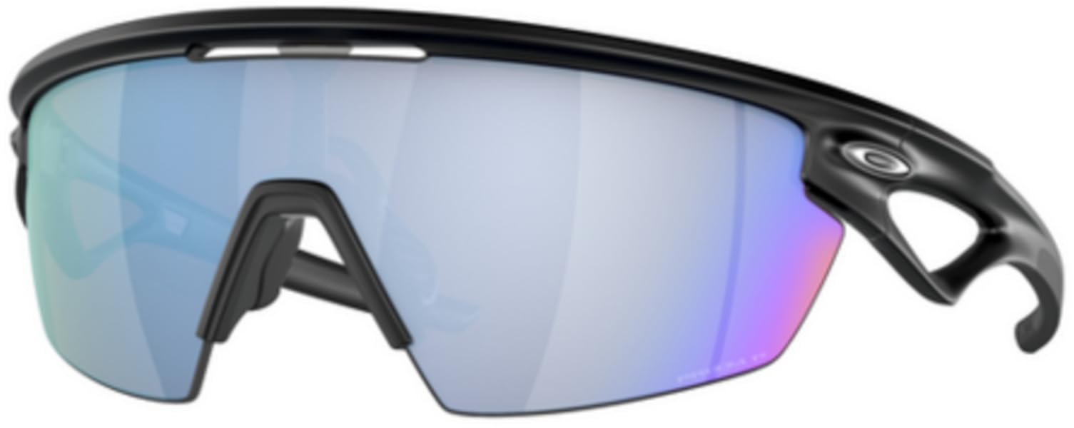Oakley OO9403 Sunglasses Bundle OO 9403 SPHAERA 940305 Matte Black Prizm Deep Water Polarized Policarbonate Polarized and Large