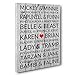 Famous Couples Personalized Wedding Anniversary Gift CANVAS Gallery Wrap