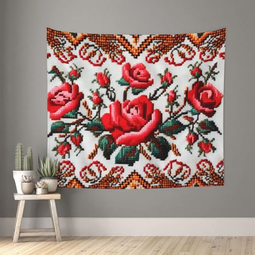 Tapisserie de chambre a coucher rose style ukrainien pour une deco douce et inspirante