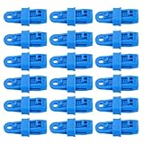 Toddmomy 30 Piezas Clips de Plástico para Tiendas y Resistentes al Viento Sujetadores Multiusos para Camping Cubiertas y Toldos Clips Compactos y Duraderos para Exterior y