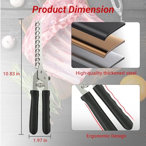 Herramienta para remover membrana de costillas de acero inoxidable miniatura 6