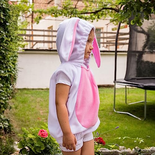 Disfraz Infantil de Conejo con Capucha y Chaleco miniatura 5
