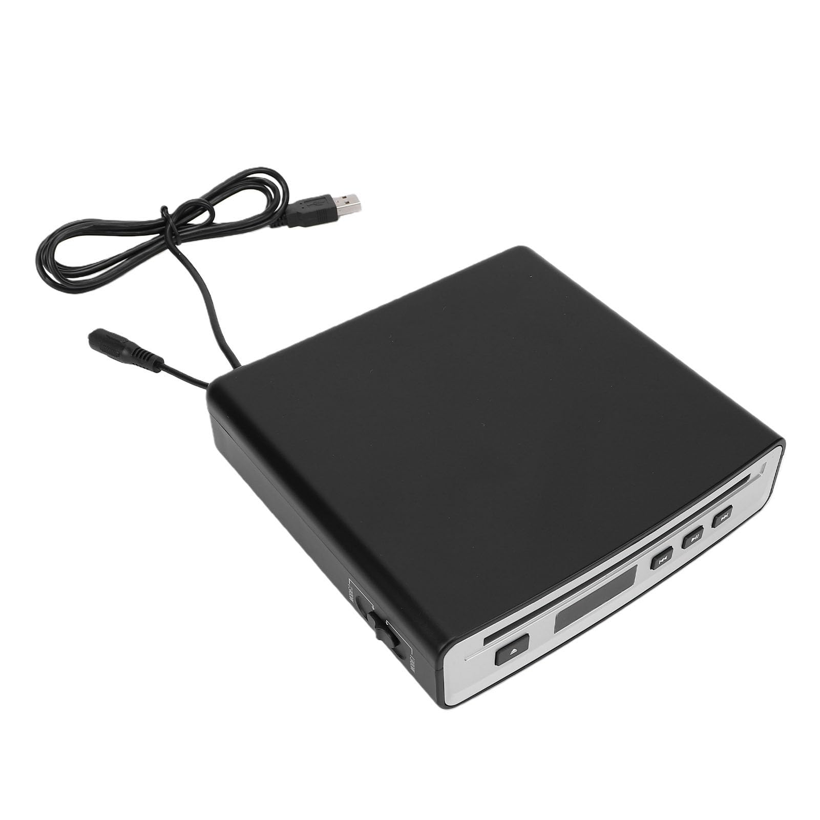 Zunate Lettore CD Portatile per Auto, Lettore CD USB Esterno Avanzato Antiurto, Audio per Auto Plug and Play per Musica per Veicoli, Ufficio Domestico