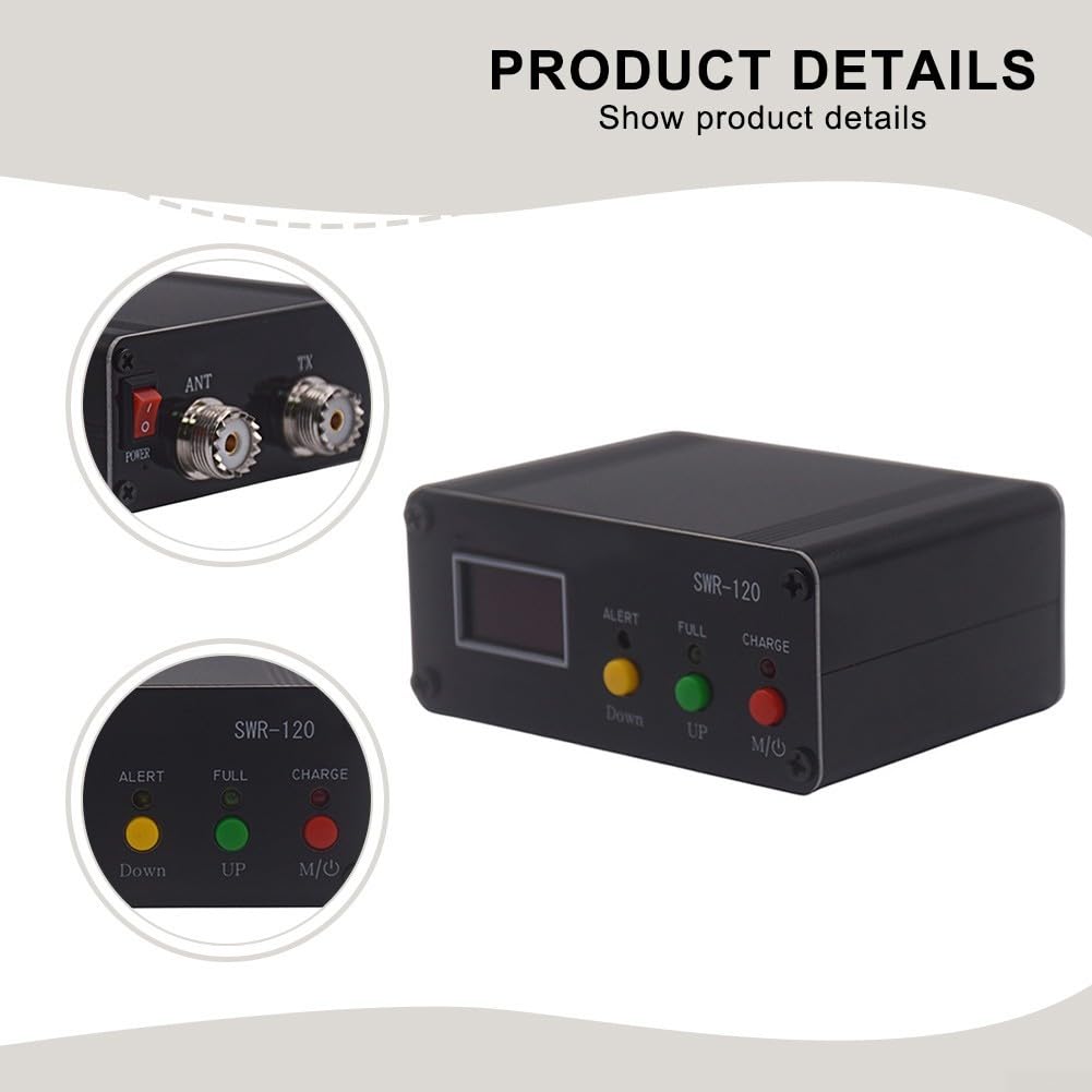 Compteur SWR Numérique 120W Écran pour oled Portable Compteur(Ordinary model)
