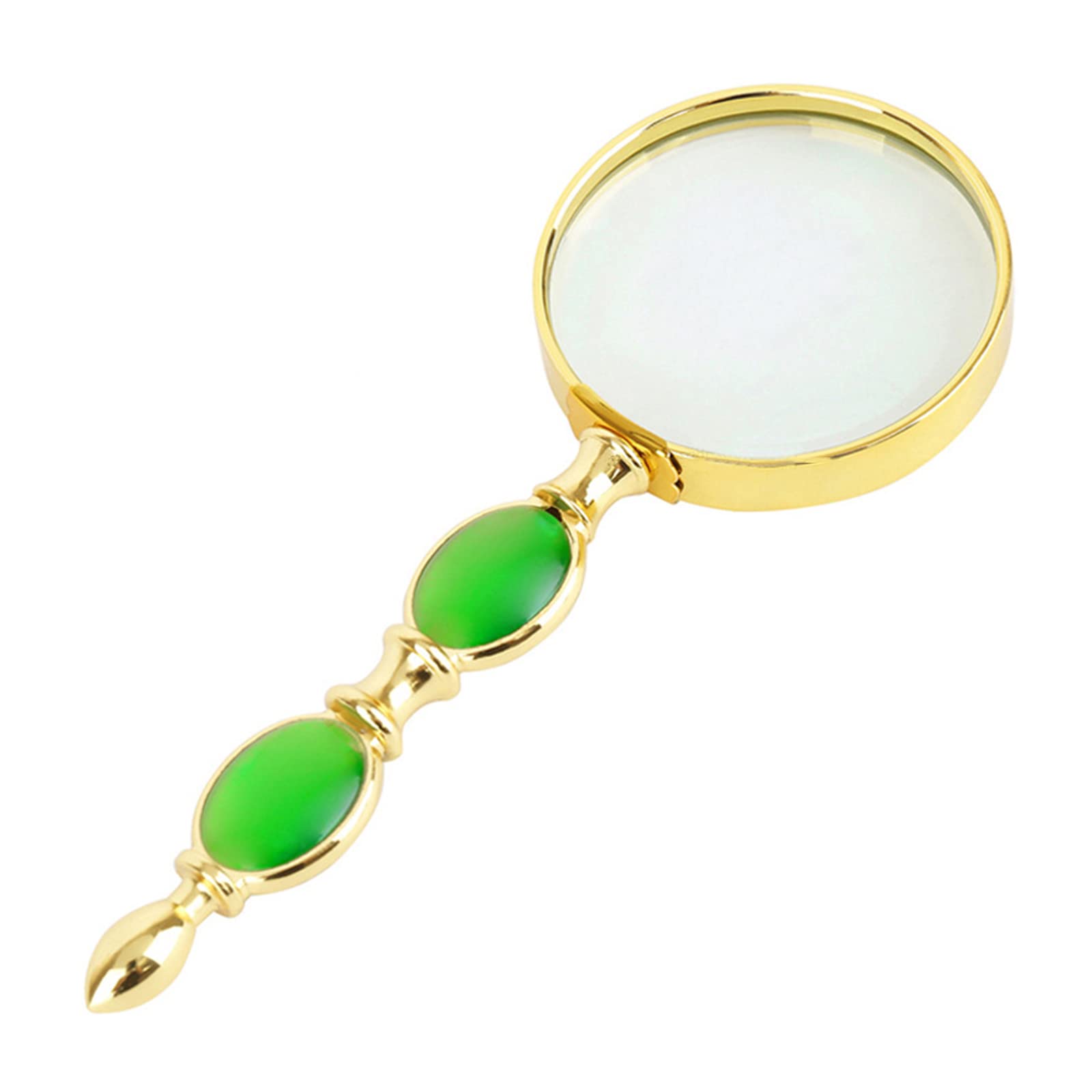 Handheld Glass 6X Lens Eye-Loupe 58mm Magnifier For Inspection Jewelry Coins Reading Book Science Magnifier Reading Book Science