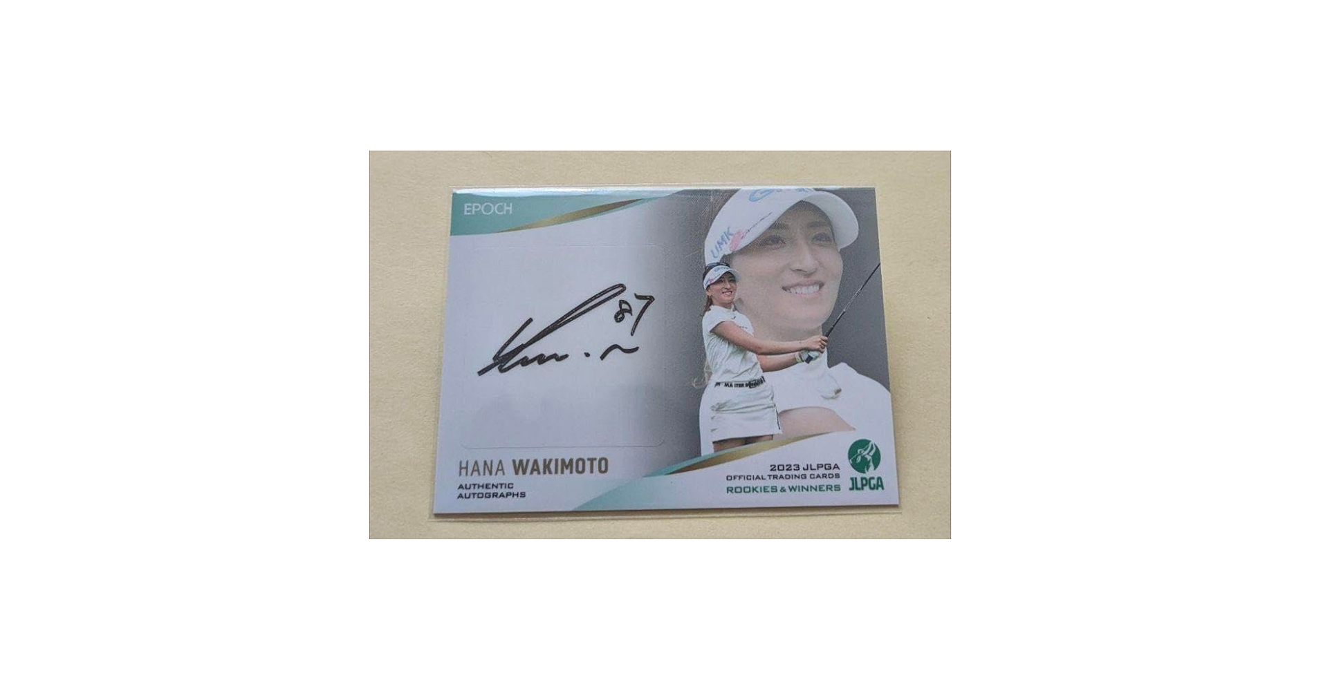 Amazon.co.jp: 脇元華 サインカード JLPGA 女子ゴルフ : 文房具