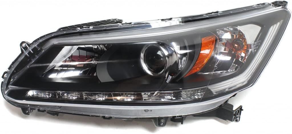 For Honda Accord Headlight Assembly 2013 Pair Driver and Passenger Side | Sedan | w/LED DRL | EX-L/Touring | V6 3.5L Engine | DOT Certified | HO2502156