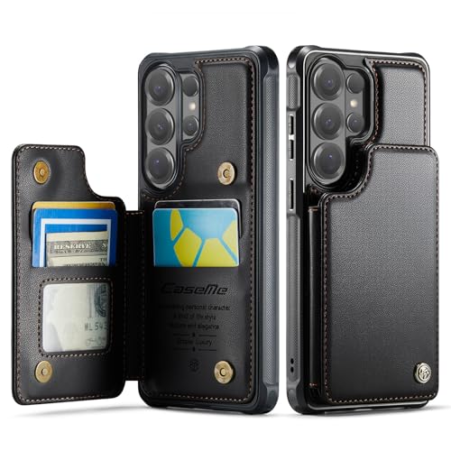 SINIANL-for-Samsung-Galaxy-S26-Ultra-Wallet-Case-with-Card-Holder-Black SINIANL for Samsung Galaxy S26 Ultra Wallet Case with Card Holder, Black - Image 1