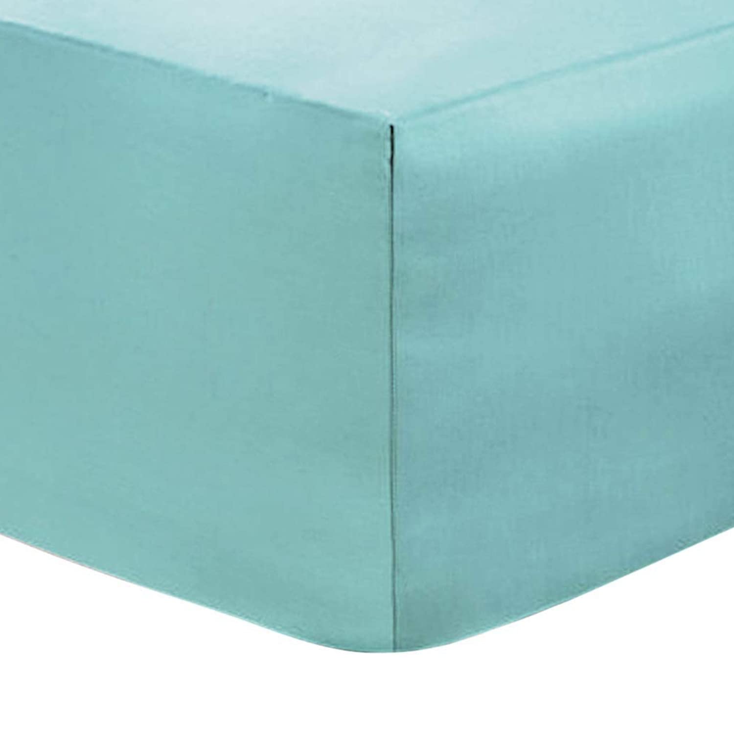 Fitted Sheets 25CM Extra Deep Percale - Teal - Double