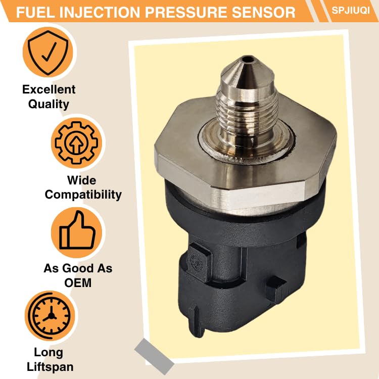 0261545039 Fuel Rail Pressure Sensor for Ford Fiesta Escape Focus | 0261545038, 1729436, 17294396, 31339211, for Ford Edge Escape Explorer Fiesta Focus Fusion Taurus Transit Connect Lincoln MKZ