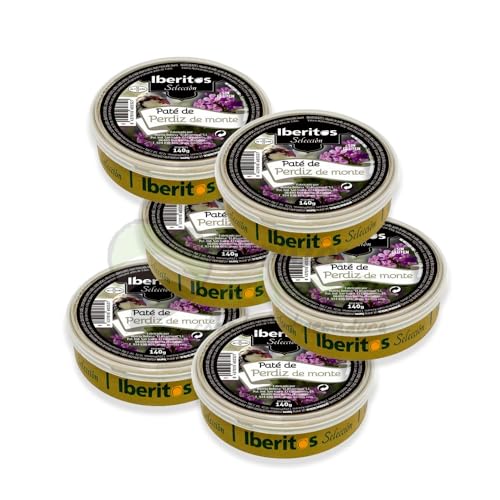 Pack 6 uds Iberitos Paté de Perdiz de Monte Gourmet Extremadura