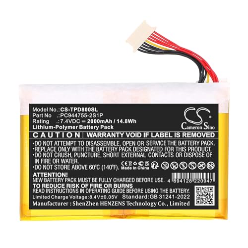 Batterie Topdon AD800BT neuve pour console diagnostic ArtiDiag800BT 14.8Wh