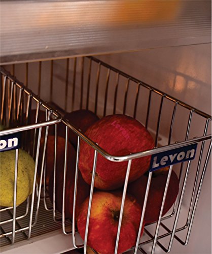 Levon Stainless Steel Wide Basket for Kitchen | Multipurpose Basket...