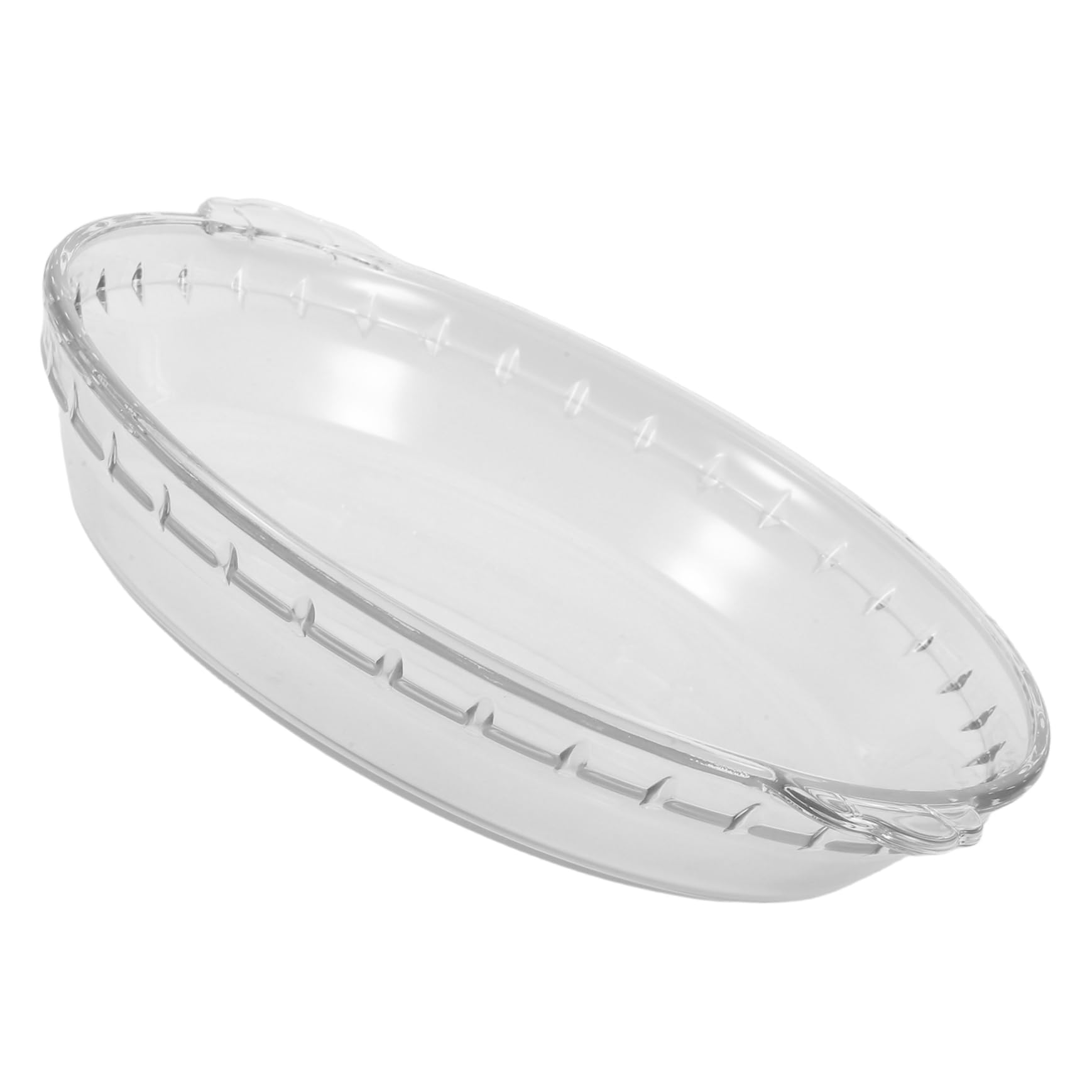 COLLBATH Glass Microwave Cover for Food Plate Dual Use Baking Dish with Handles for Oven and Microwave Cooking Dishwasher Safe