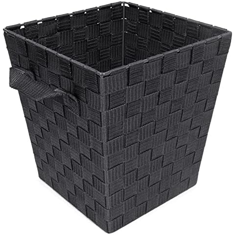 EHC Woven Polypropylene Waste Bin with Handles Cover