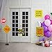 Blulu 9 Pcs Construction Themed Party Signs Decorations Caution Traffic Construction Theme Signs Cutouts for Birthday Party Supplies