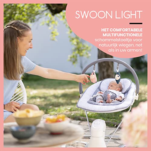 Babymoov A055017 Swoon Light schommelstoeltje, met natuurlijke schommelbewegingen, muziekdoos met 8 melodieën… - Afbeelding 3