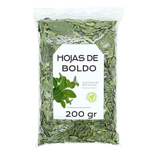 Boldo Infusiones 200 gr - Te de Boldo - Te de Boldo Hojas - Boldo a Granel - Infusión de Hierbas - Propiedades Naturales