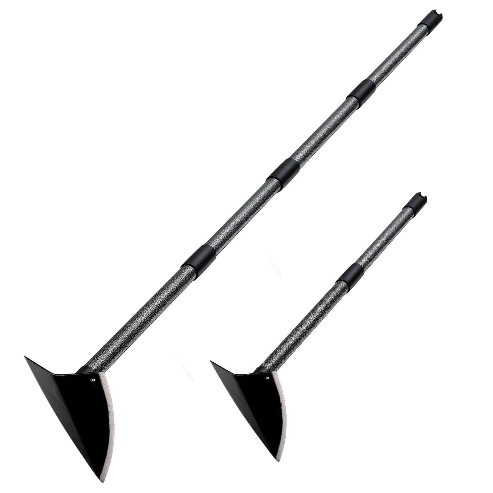 Gartenhacke mit Langem Stiel 190 cm, Wiedehopfhacke Spitzhacke Unkrauthacke für Schwere Gartenarbeiten Robuste Gartenwerkzeug zum Jäten, Graben, Lockern, Kantenziehen