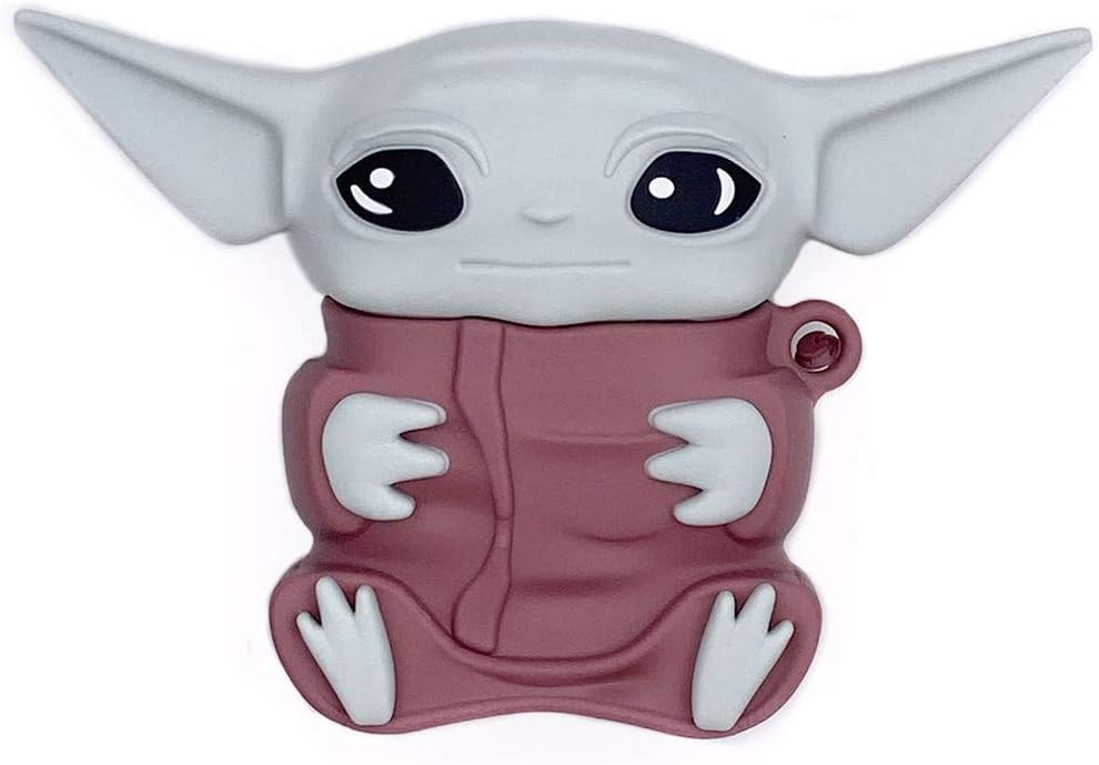 Cartoon Mandalorian AirPods Case Cover, 3D Silicone Kuwait Ubuy