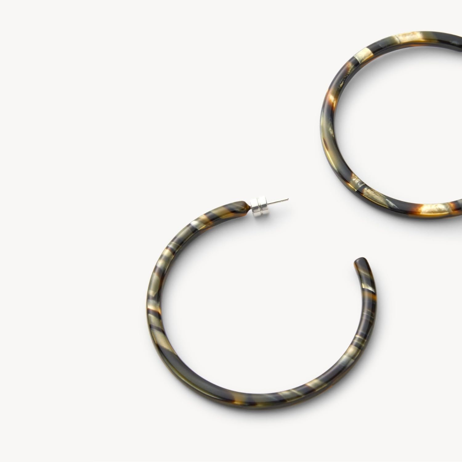 MACHETE Circle Hoop Earrings Acetate Resin Fashion Jewelry for Women