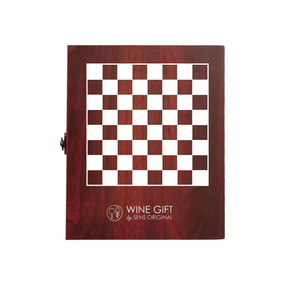 Set mit 8 Weinwerkzeugen + Schachspiel. Sens Original