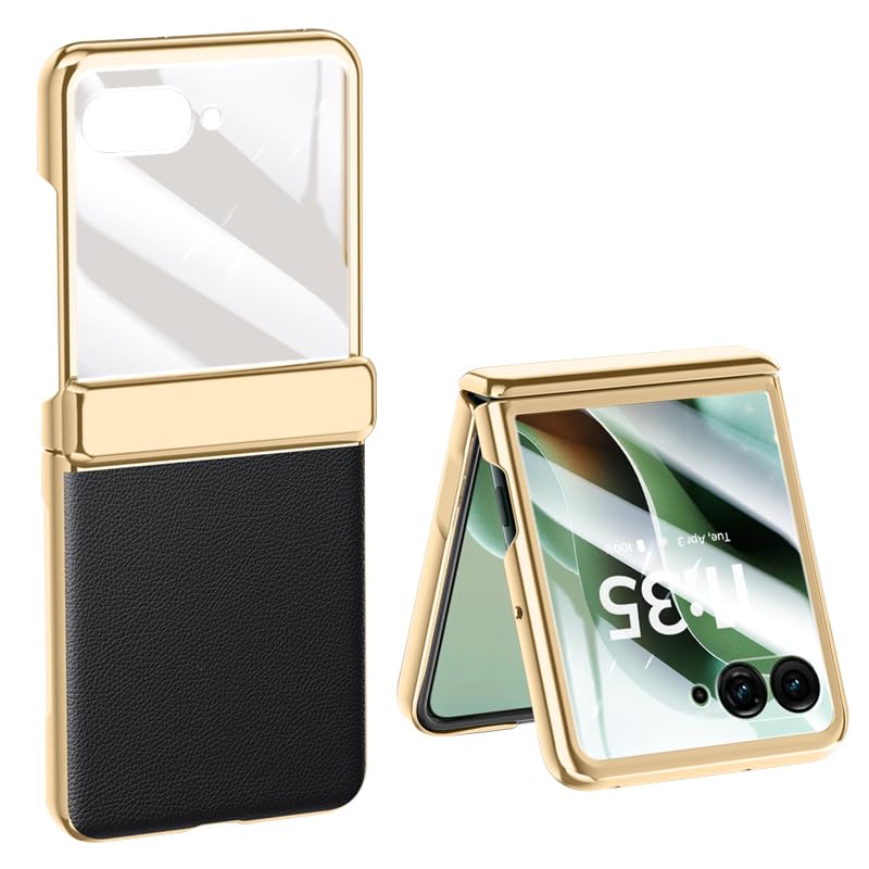 Housse Motorola Razr 60 antichoc et anti-rayure en cuir PU noir