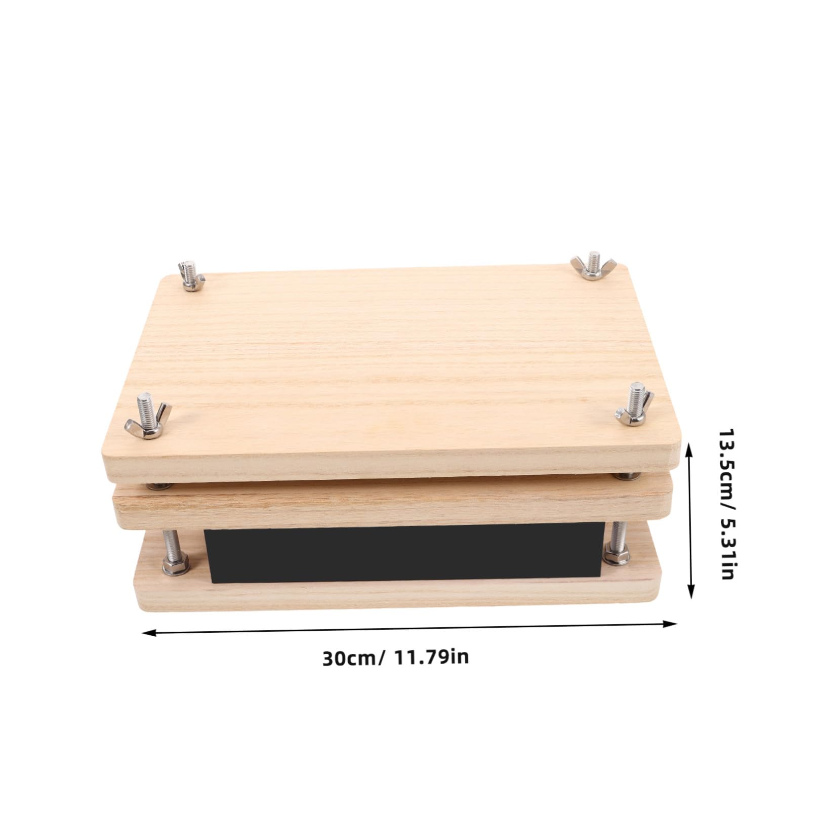 Zerodeko Kit para Hacer Libros, Prensa de Encuadernación de Madera y Metal, Portátil, para Restauración de Libros Antiguos y Bricolaje de Encuadernación
