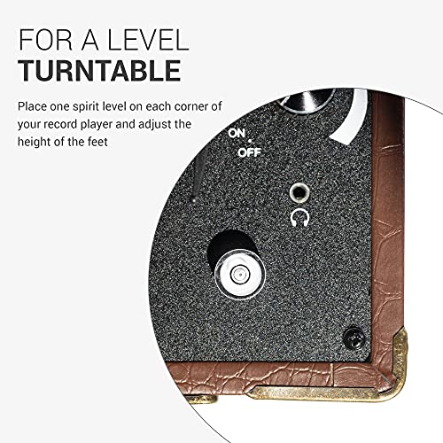 kwmobile Mini stabilisateur Vinyle – Lot 4X Mini Palet presseur pour Disque Vinyle avec Niveau à Bulle de précision – Poids presseur Stable - Les Beatles, Paul McCartney, John Lennon, RIngo Starr, George Harrison kwmobile Mini stabilisateur Vinyle - Lot 4X Mini Palet presseur pour Disque Vinyle avec Niveau à Bulle de précision - Poids presseur Stable – Image 6