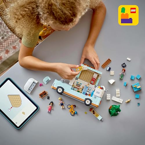 Image of LEGO Friends Friendship Camper Van Adventure Role-Play Building Set 42663 Building Blocks Toys for 7+ Gift for Boys and Girls