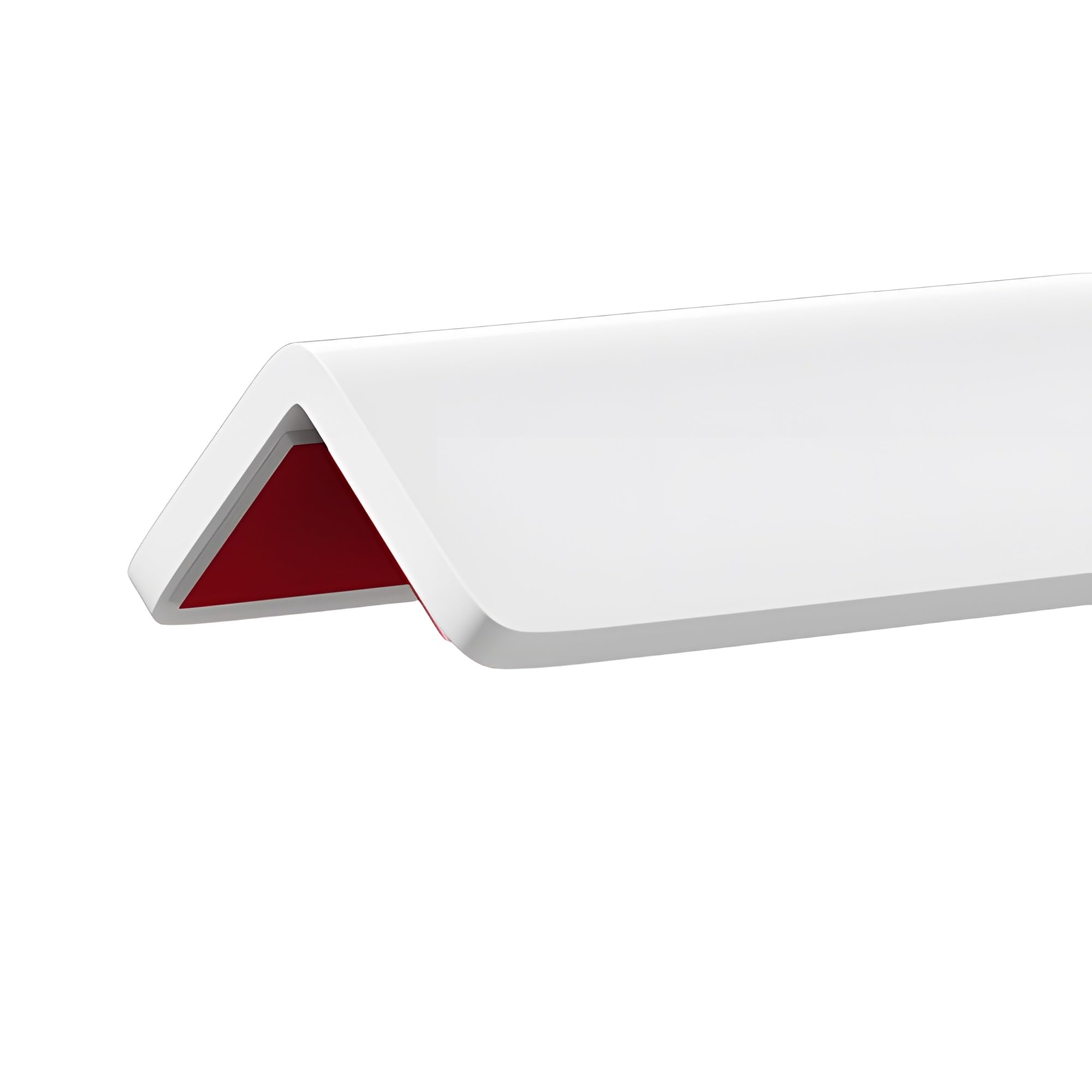 Protector De Esquinas De PVC Engrosado, 3 Piezas, Protección De Bordes Para Muebles, Protector De Esquinas De Pared Y Balcón, Tira De Protección De Esquinas Para Oficina Y Casa(White A,L:47.2i