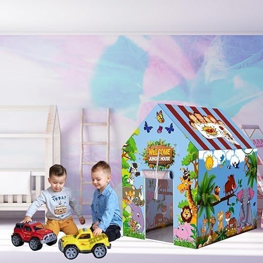 Image of Colorfull and Light Weight Children Play Tent House for 3 to 10 Years Old Kids Girls and Boys Light Weight and Foldable Children Toys,Indoor and Outdoor Kid Tent Houses