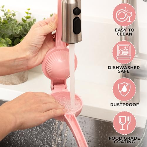 image for Zulay Kitchen Zulay Premium Quality Metal Lemon Squeezer, Citrus Juice