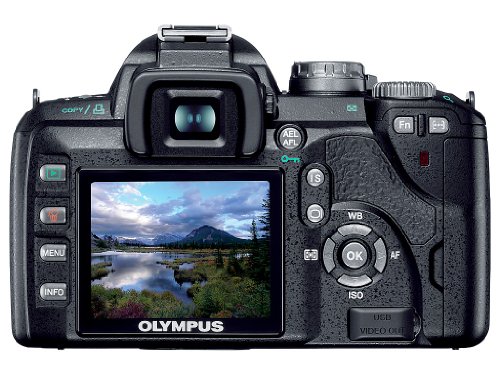 Olympus Evolt E410 10 MP digitale Spiegelreflexkamera mit 14-42 mm f/3.5-5.6 und 40-150 mm f/4.0-5.6 Zuiko-Objektiven – Bild 3