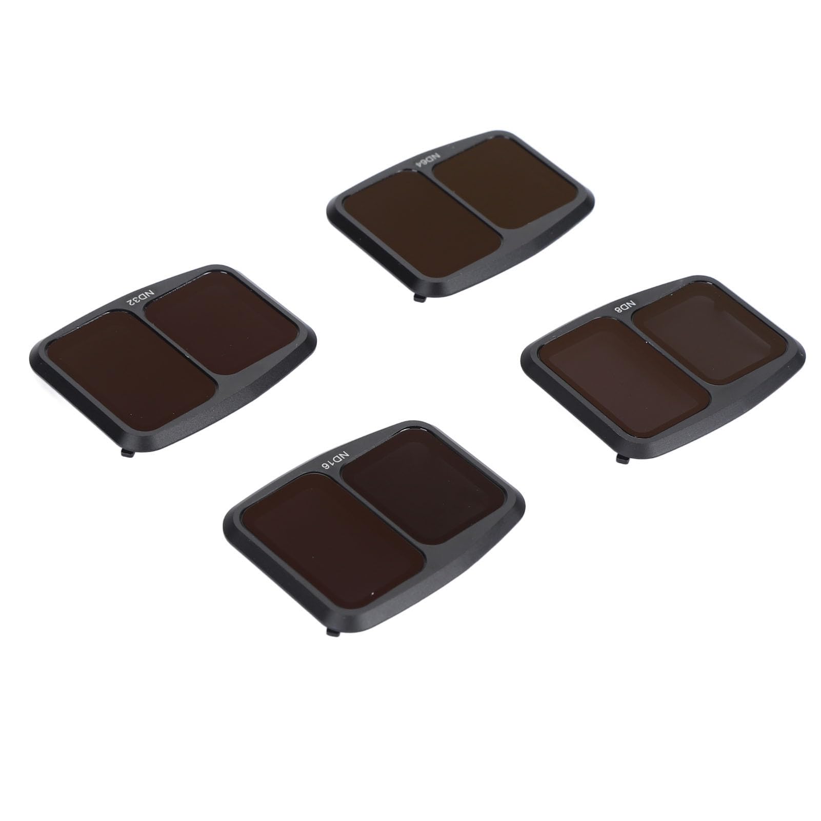 Filtro de Lente de Cámara para Drones, 4 Piezas Juego de Filtros para Lentes de Cámara para Drones ND8 ND16 ND32 ND64 HD Vidrio óptico para Air 3