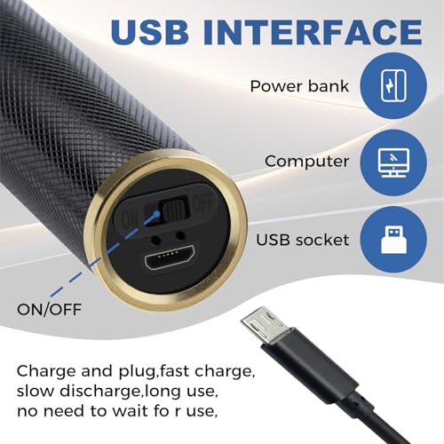 Image of Hair Clippers Men, Rechargeable Beard Trimmer with 4 Limit Combs, Grooming Kit for Barbers Haircut, USB Type-C Charging, Professional Shaver Gifts