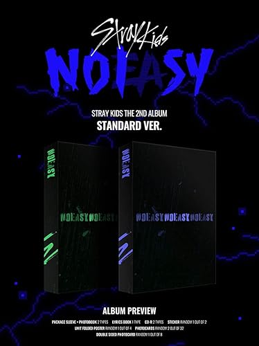Miniatura 2 de STRAY KIDS - NOEASY (tipo B - versión estándar) el segundo álbum CD+tarjetas fotográficas+tarjeta fotográfica de doble cara+póster de unidad+libro