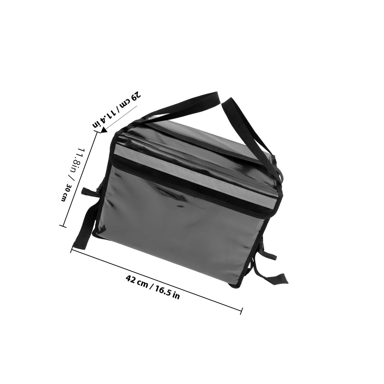 VICASKY Contenitore Termico da Asporto 32l in Nylon Leggero Nero
