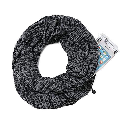 Ulalaza-Infinity-Scarf-with-Hidden-Zipper-Pocket-Lightweight-Travel-Wrap-for-Women-Girls Ulalaza Infinity Scarf with Hidden Zipper Pocket Lightweight Travel Wrap for Women Girls - Image 1