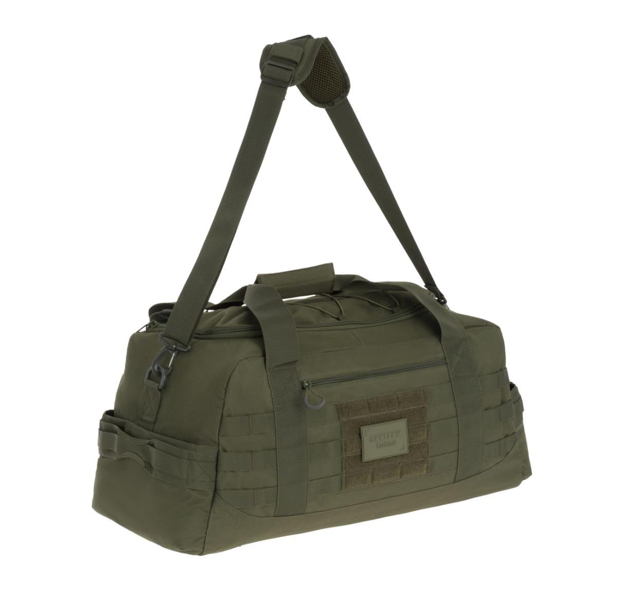 Tactical Fortbag torba taktyczna 50 l Olive | Wytrzymała torba podróżna z MOLLE/PALS, torba sportowa ze zdejmowanym paskiem na ramię, idealna do survivalu i campingu