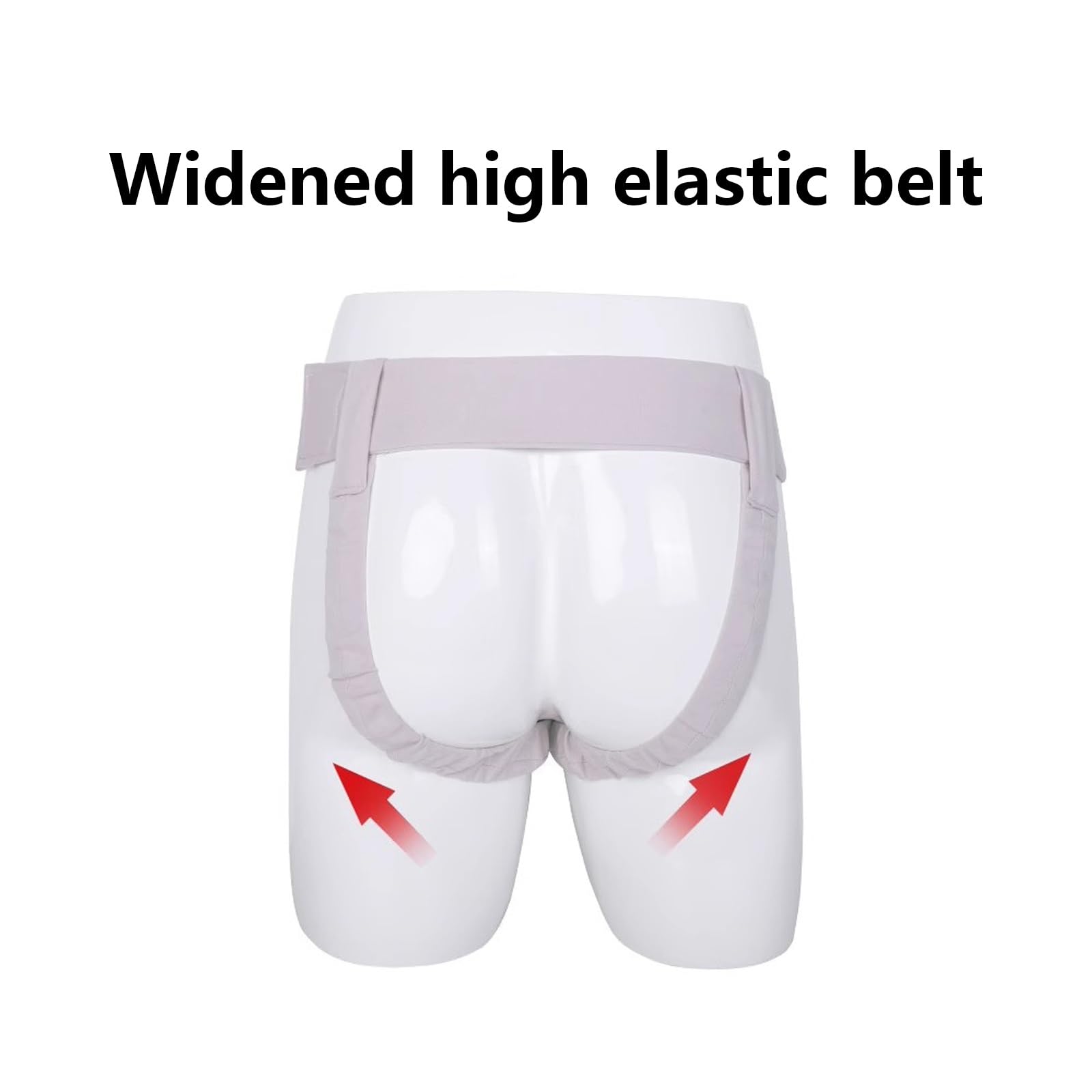 Fascia Per Ernia Inguinale Uomo, Fascia Ernia Ombelicale Uomo, Cinto Ernia Inguinale, Tessuto Traspirante, Cintura Regolabile con Cuscinetto di Compressione Rimovibile Per Ernie A Doppio Sport