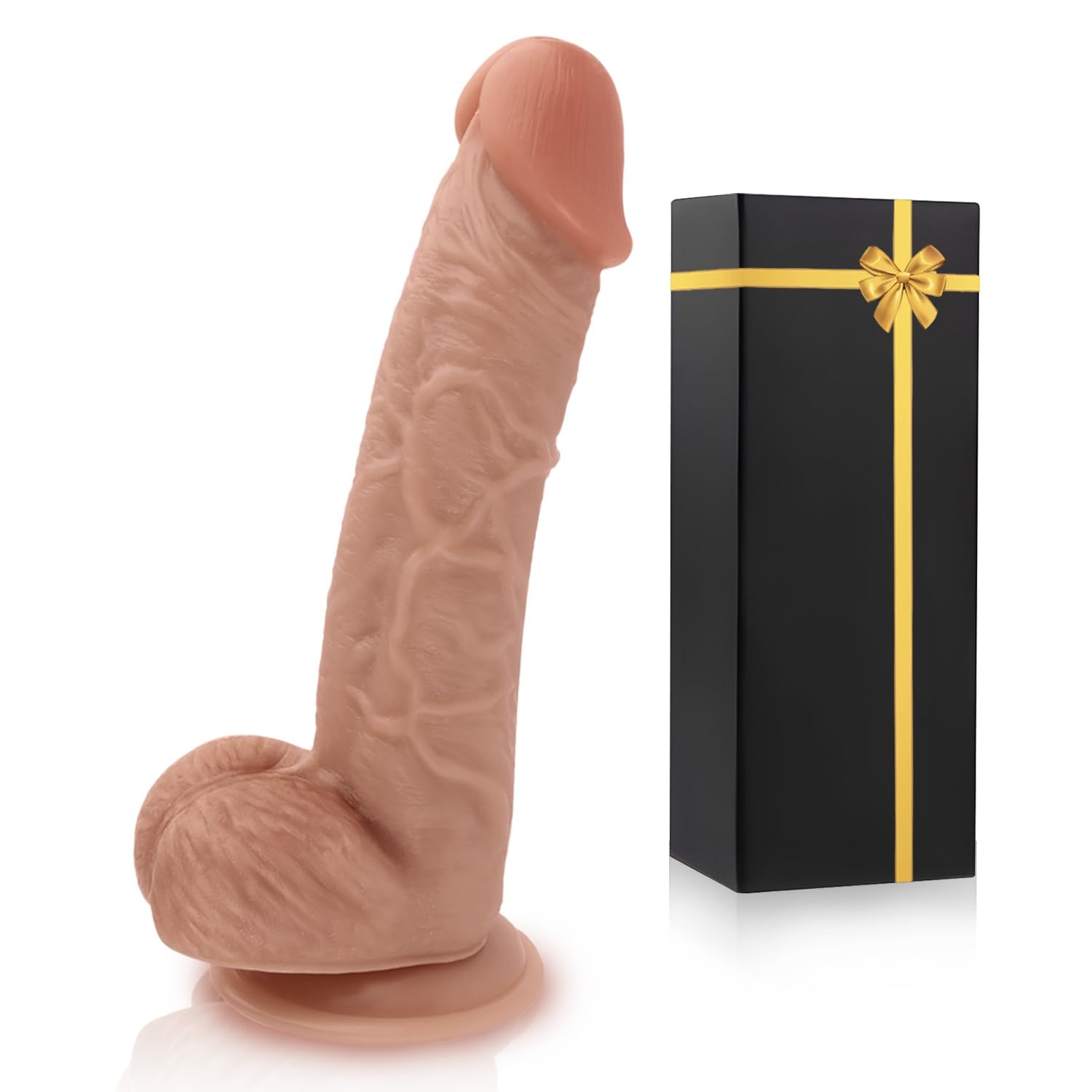 Dildo Realistico Sexytoysys Donna Uomo Coppia Dildo 21.5cm Fallo Realistico Finto Pene per Principianti per Donne e Forte Ventosa Plug Anale Sex Toy per Uomini Dildo 6cm XXL per Coppie