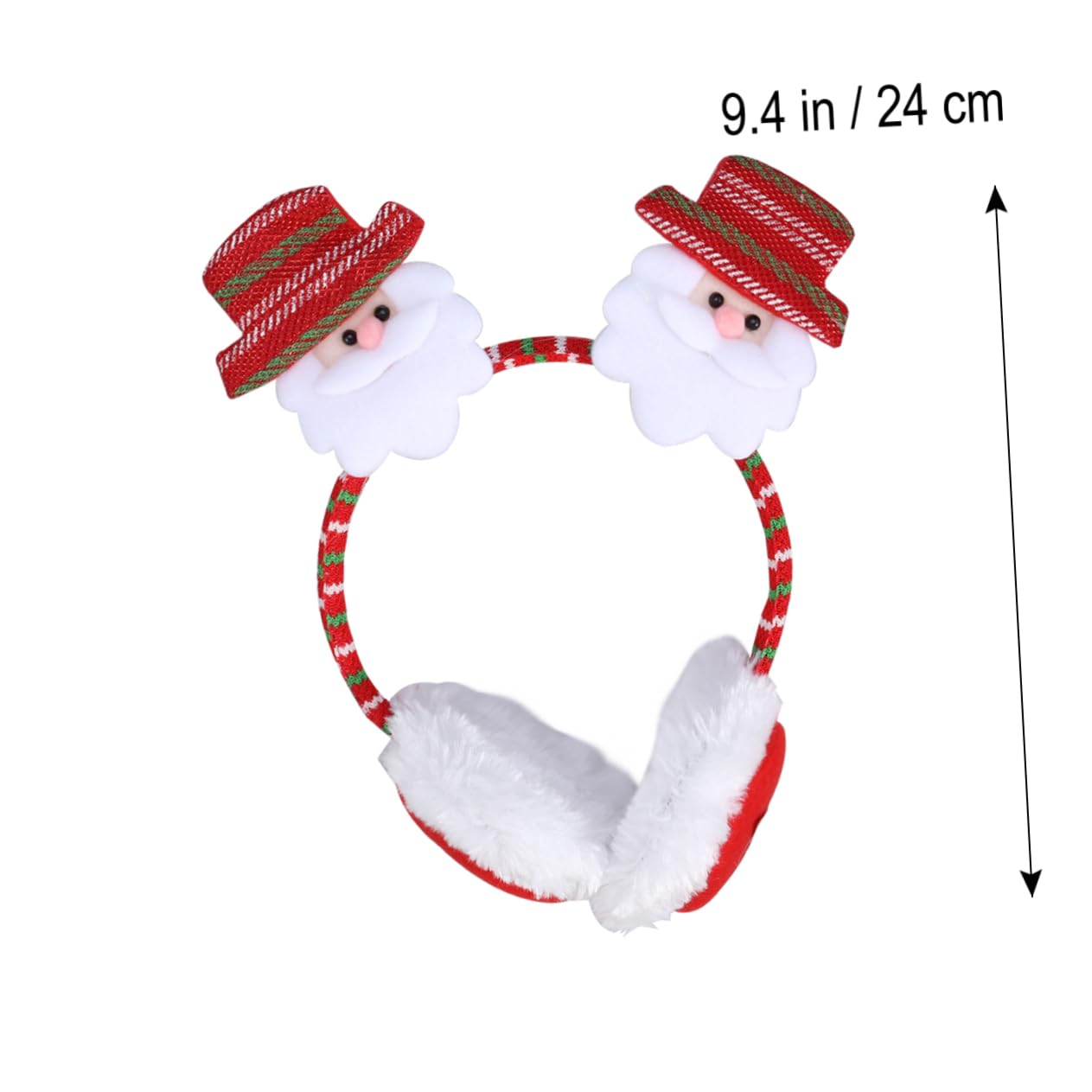 Veemoon Warm up Your Winter Men's Fleece Ear Warmers Christmas Earmuffs Anti-slip Texture One Size Fits Most Ideal for Parties Boys and Girls