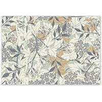 SIGNWIN Wall Mural Flower Pattern Removable Self-Adhesive Wallpaper Wall Decoration for Bedroom Living Room - 66x96 inches