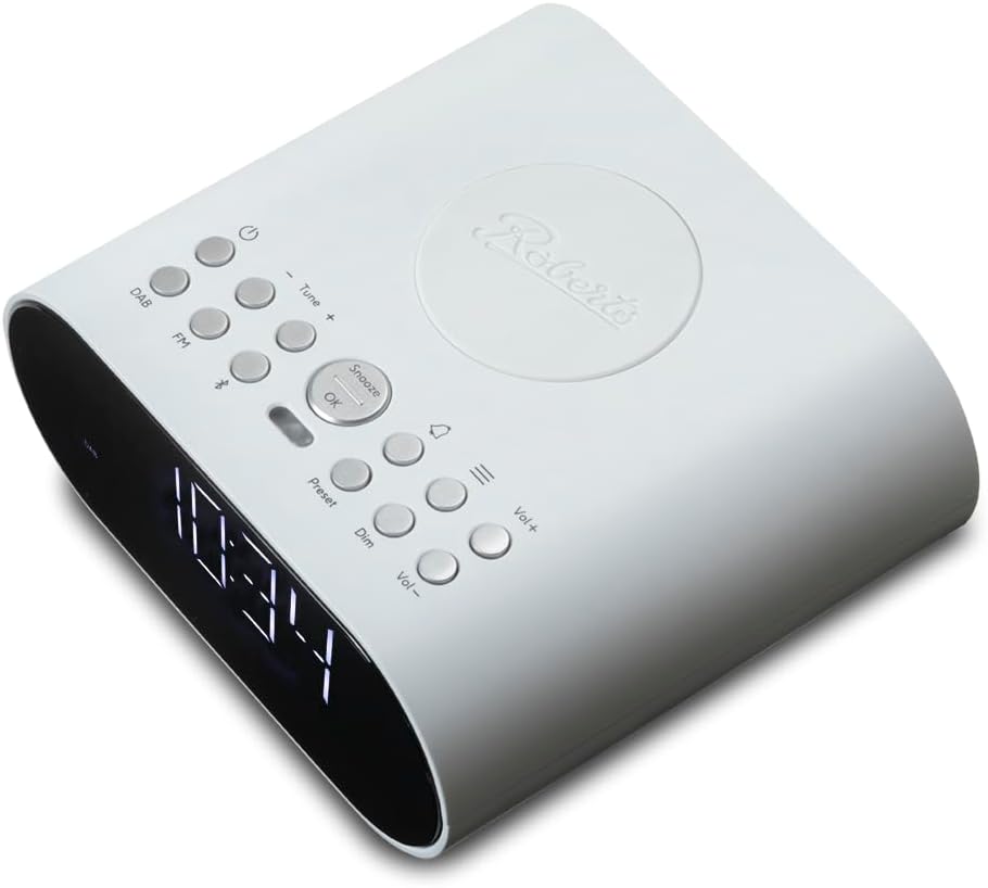 Top view of Roberts Ortus Charge radio showing control buttons